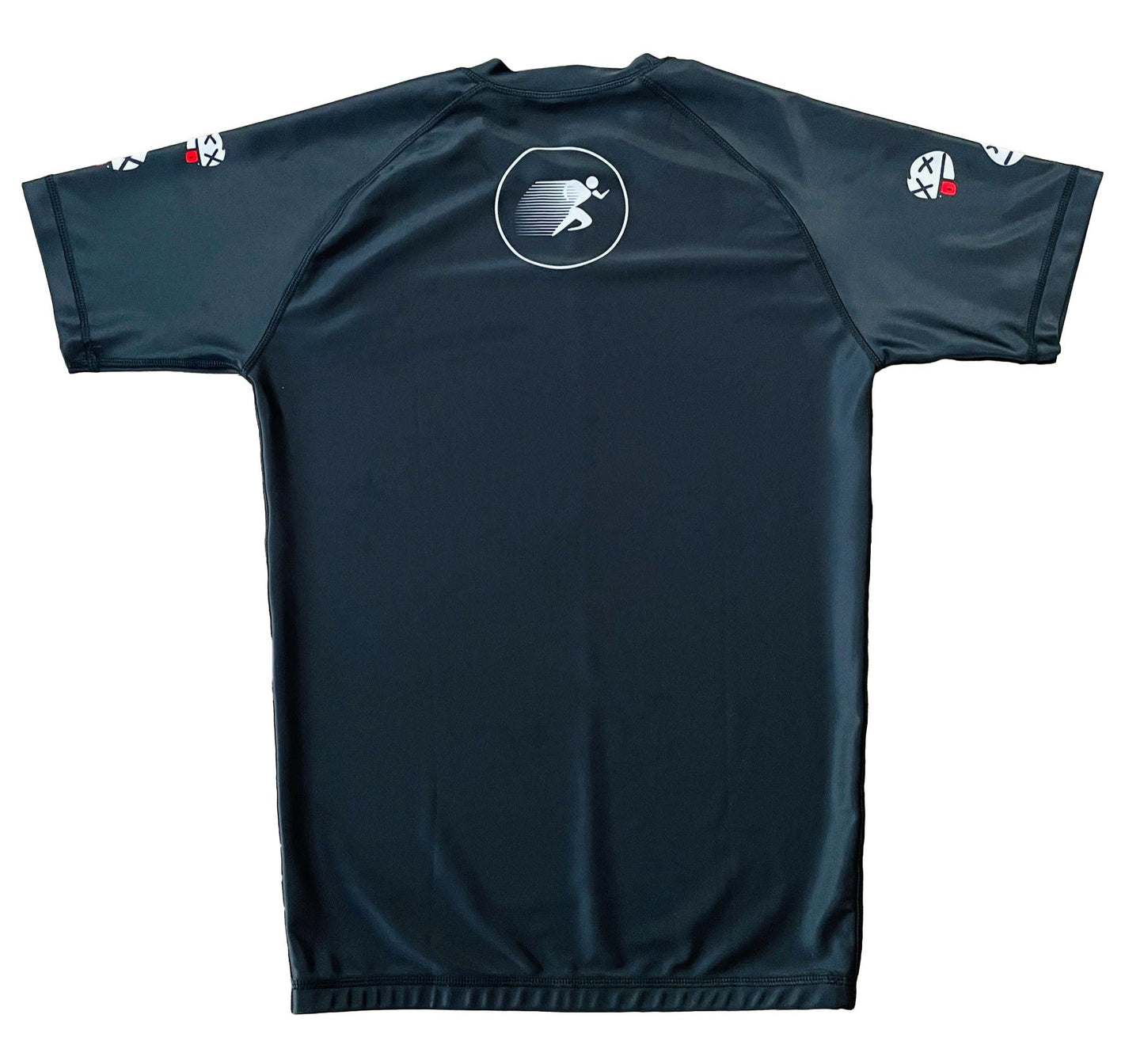 GFWI DEAD FACE Black RASHGUARD SHORT SLEEVE